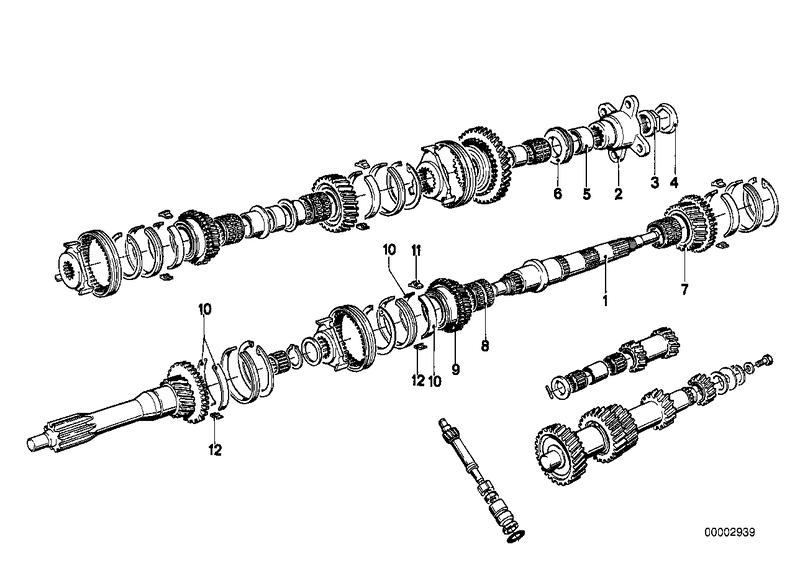 Getrag 235 tandw. set-onderdel. 