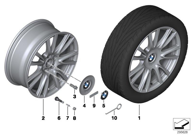 BMW LM-velg Individual V-spaak 439 -19''