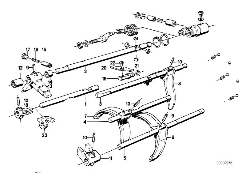 Getrag 265 / 6 gangwissel onderdel. inner