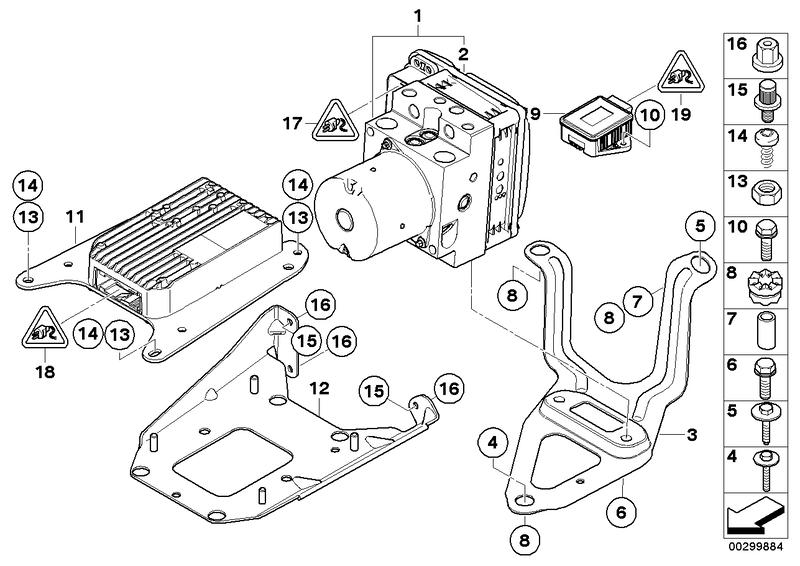 Hydroaggreg. DXC / bevestiging / sensor