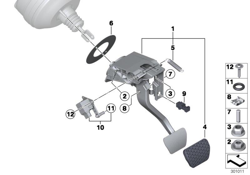 Pedalen automatische versnellingsbak