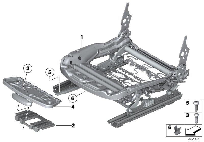 Stoel voor stoelframe