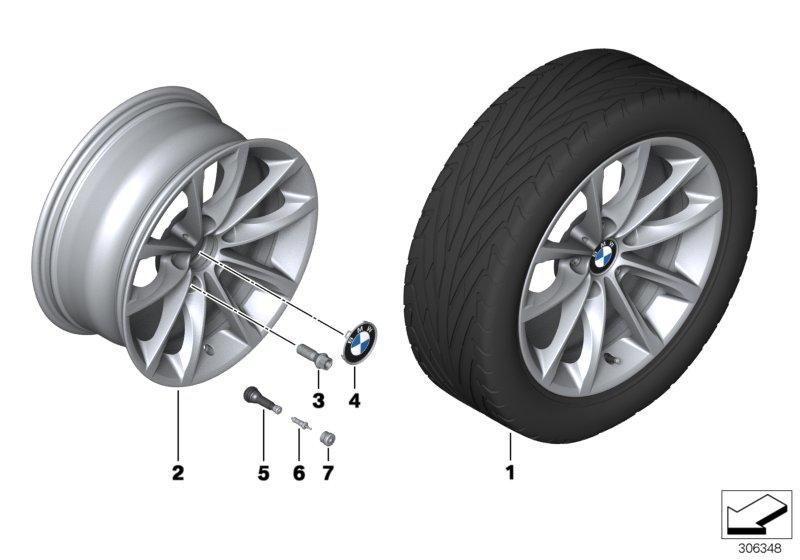 BMW LM-velg V-spaak 514