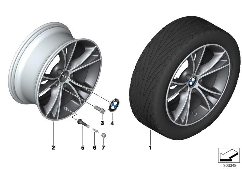 BMW LM-velg V-spaak 515