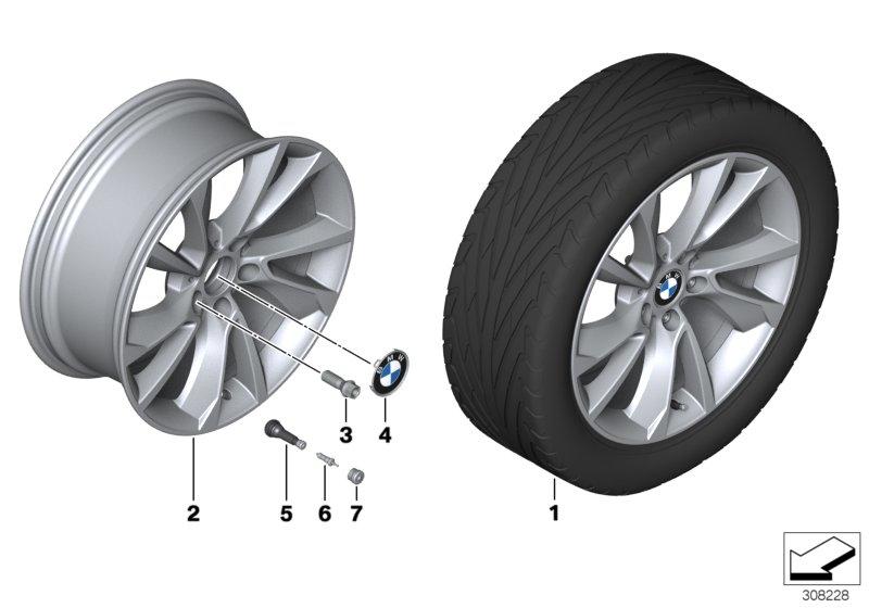 BMW LM-velg turbinestyling 389 - 19''