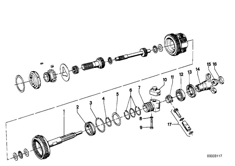 ZF 3HP12 Afdrijving / Tacho-aandrijving