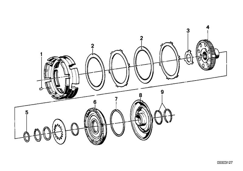 ZF 3hp20 drijfkoppeling A/B