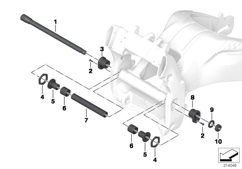 Swingarm lagering