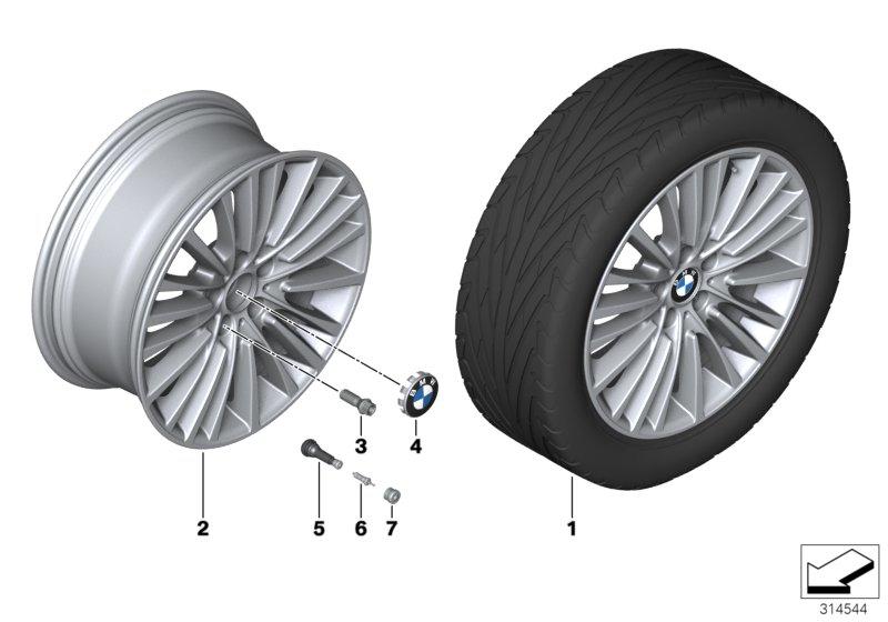 BMW LM-velg veelspaaks 455 - 19''