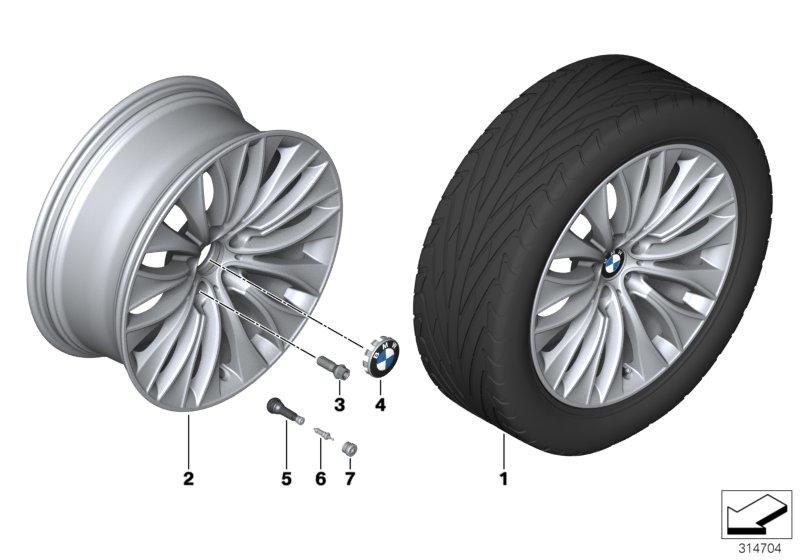 BMW LM-velg veelspaaks 459 - 20''