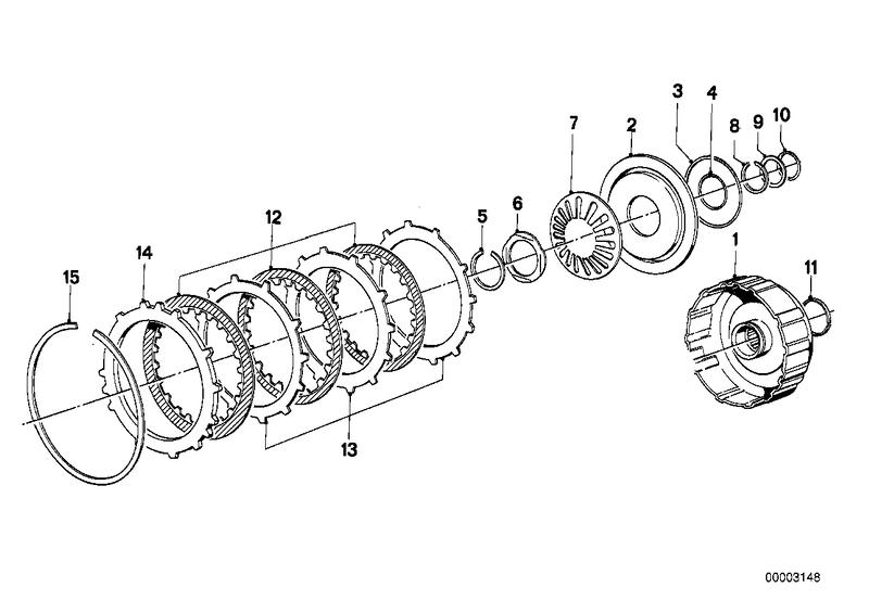 ZF 3hp22 drijfkoppeling B