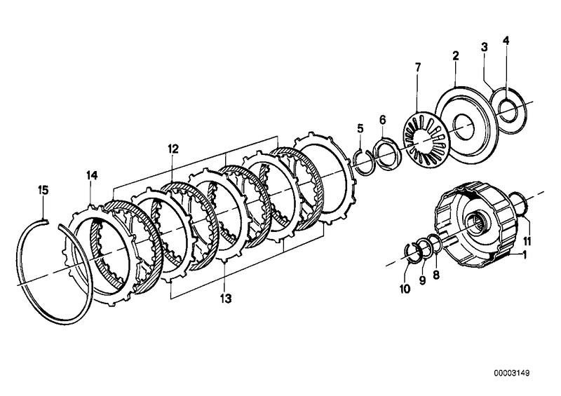 ZF 3hp22 drijfkoppeling B