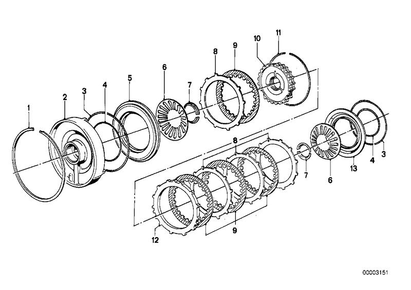 ZF 3hp22 remkoppeling C/C'