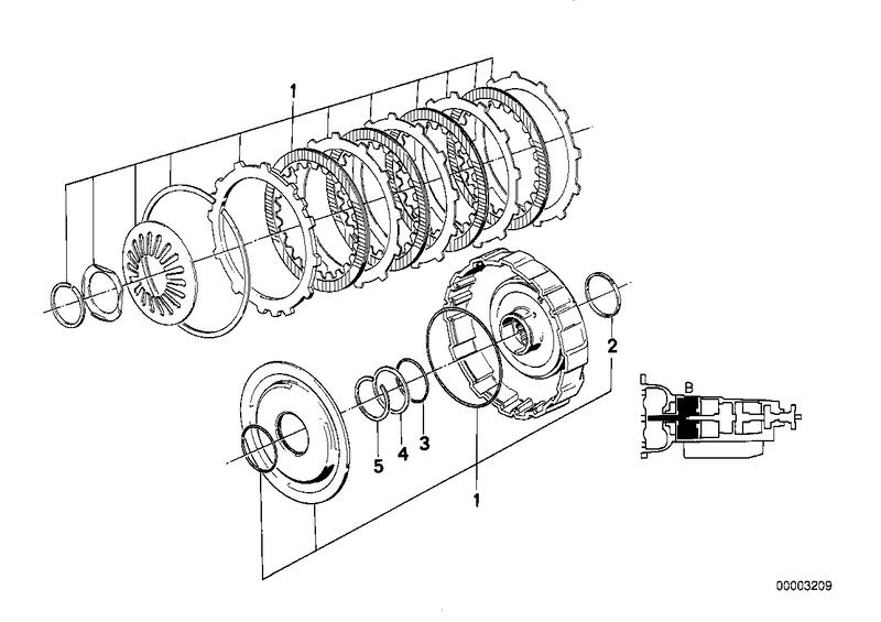 ZF 4hp22/24 drijfkoppeling B