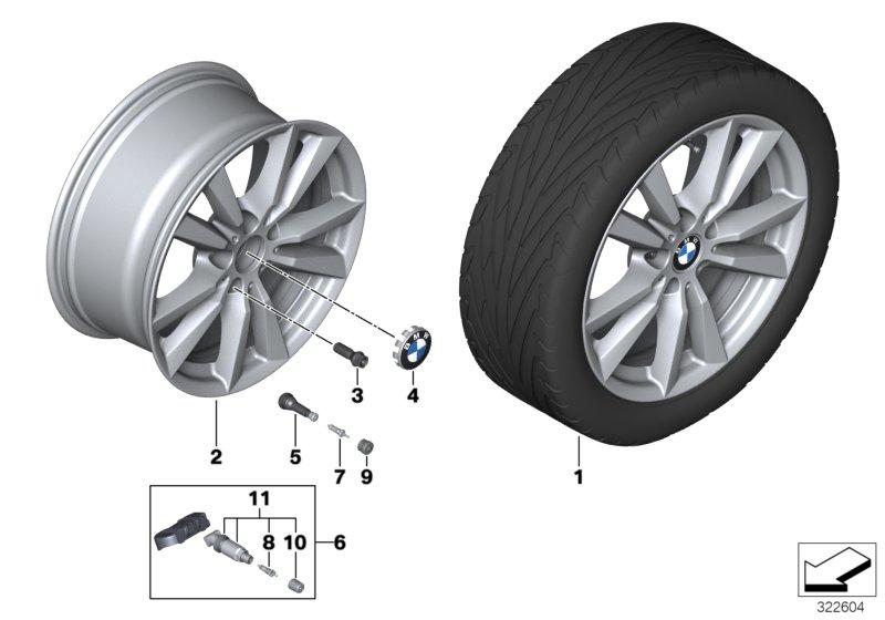 BMW LM velg dubbelspaak 446 - 18''