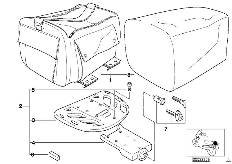 Softcase met bagagerek groot