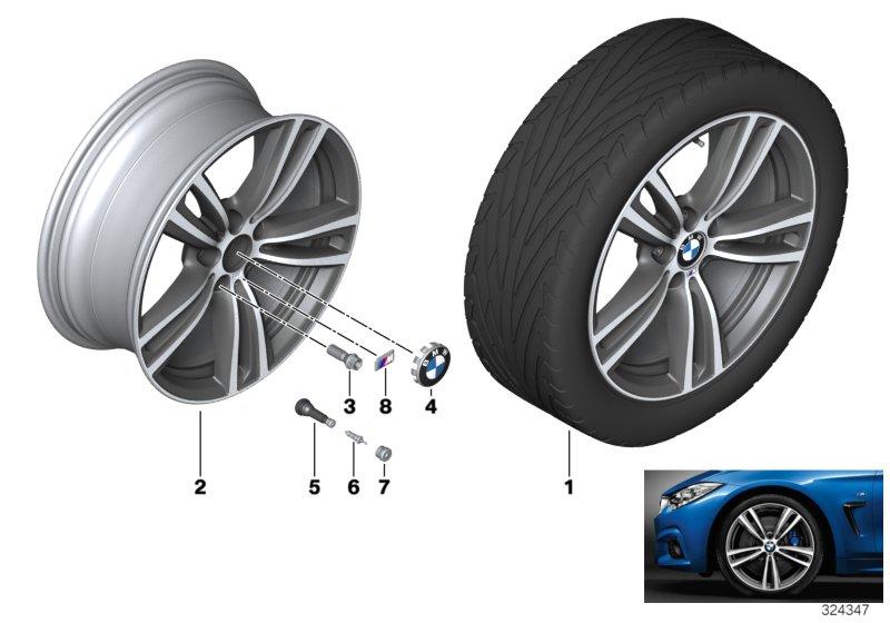 BMW LM-velg M dubele spaak 442 - 19''