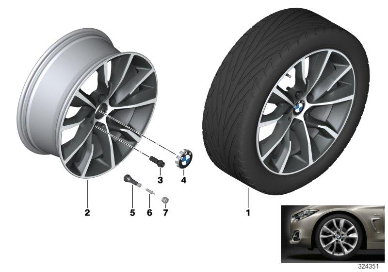 BMW LM-velg turbinestyling 402 - 19''