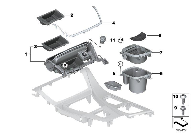 Aanbouwdelen middenconsole