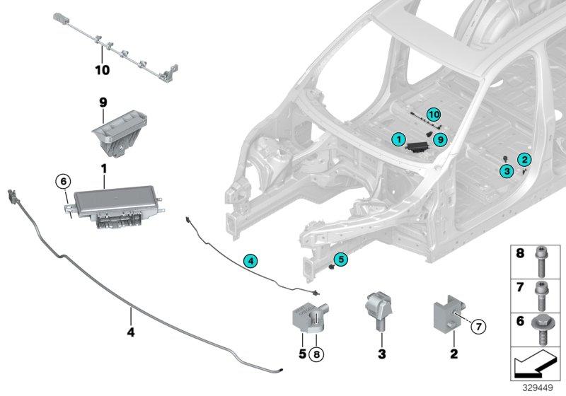 Elektro-onderdelen v airbag