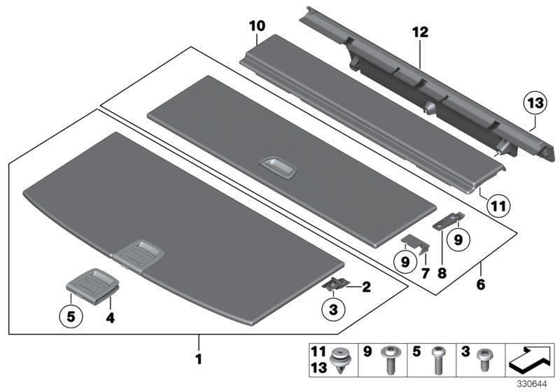 Bekleding bagageruimtebodem