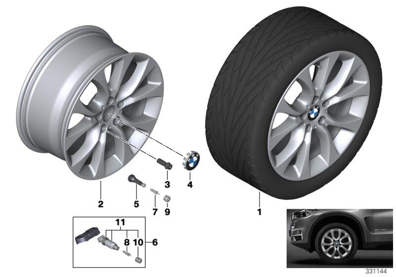 BMW LM-velg V-spaak 450 - 19''