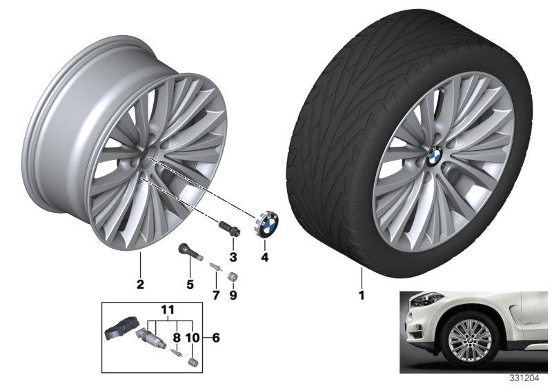 BMW LM-velg veelspaaks 448 - 19''