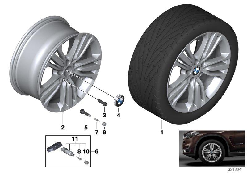 BMW LM-velg W-spaak 447 - 19''