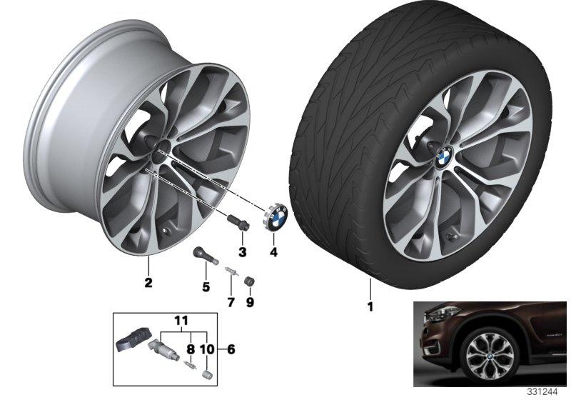 BMW LM-velg Y-spaak 451 - 20''