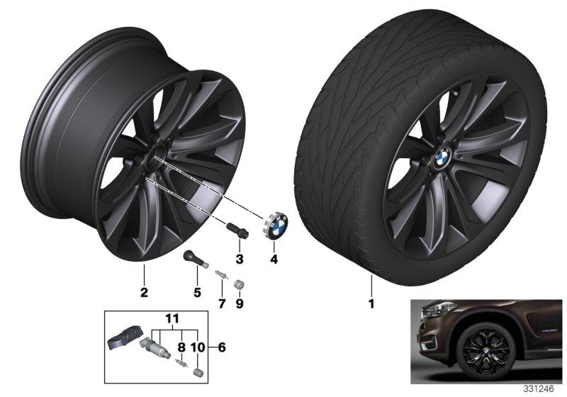 BMW LM-velg sterspaak 491 - 20''