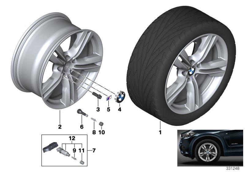 BMW LM-velg M dubbele spaak 467 - 19''