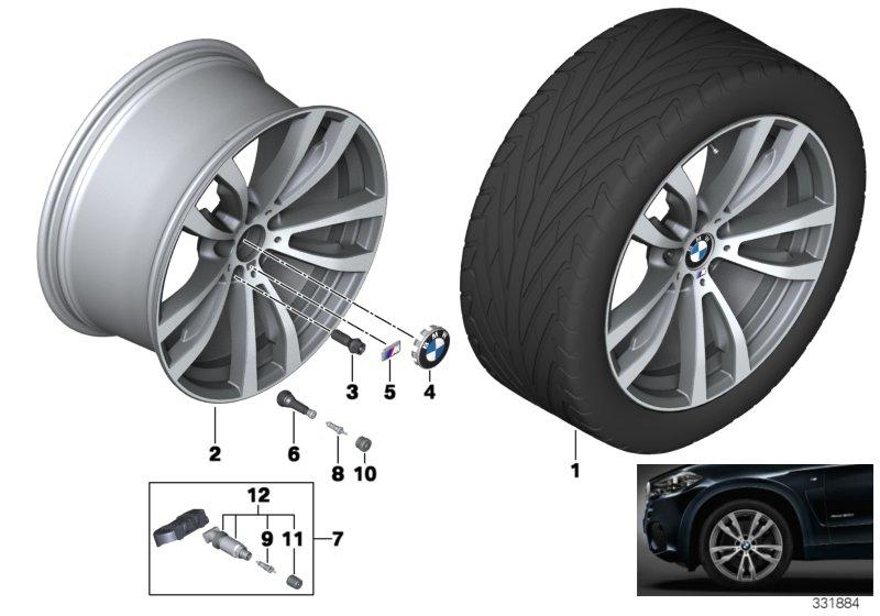 BMW LM-velg M dubbele spaak 469 - 20''