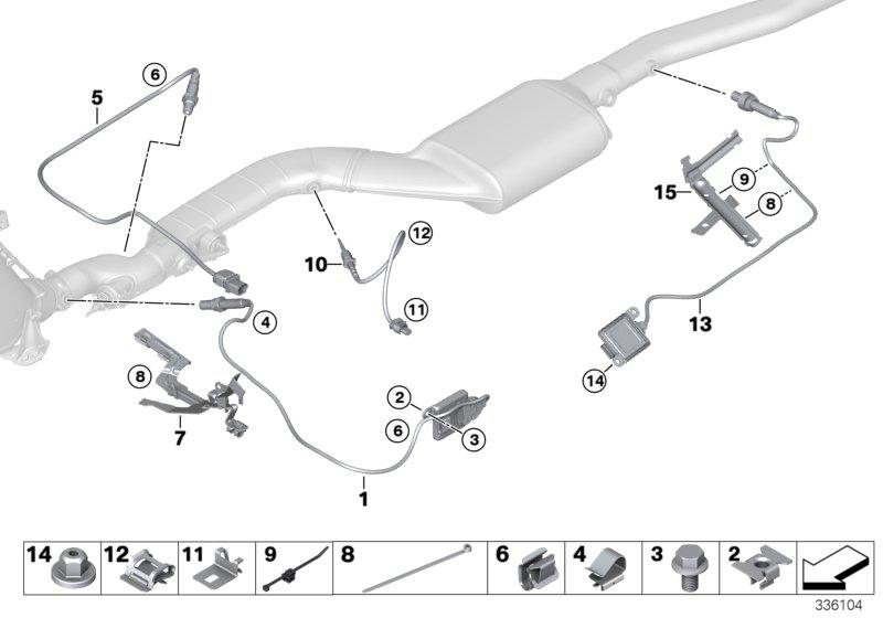 Uitlaatgassensoren / sonde NOX / SCR