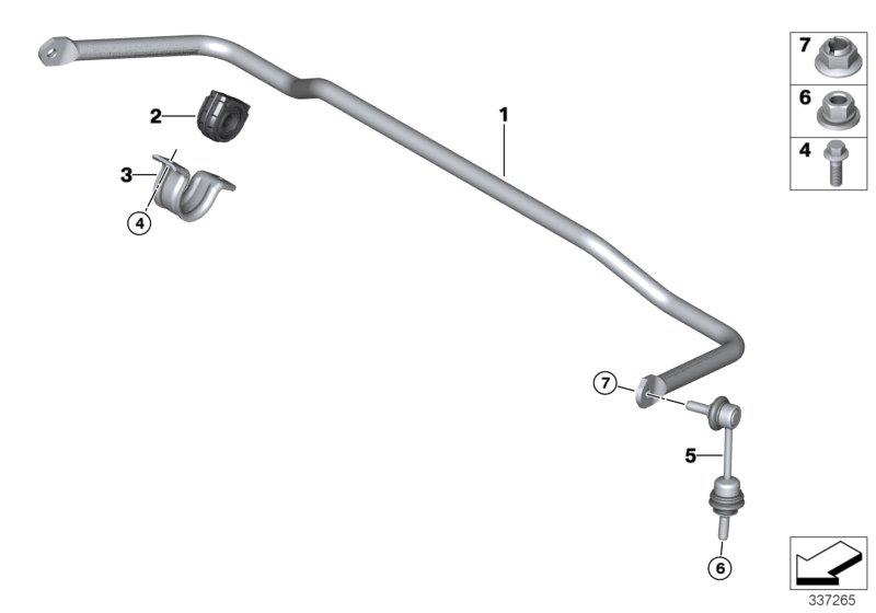 Stabilisator achter