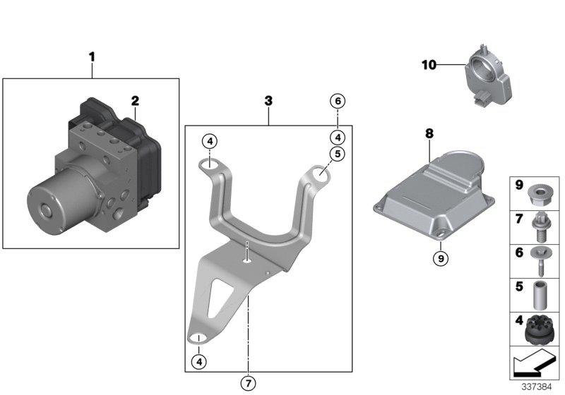 Hydroaggreg. DXC / bevestiging / sensor