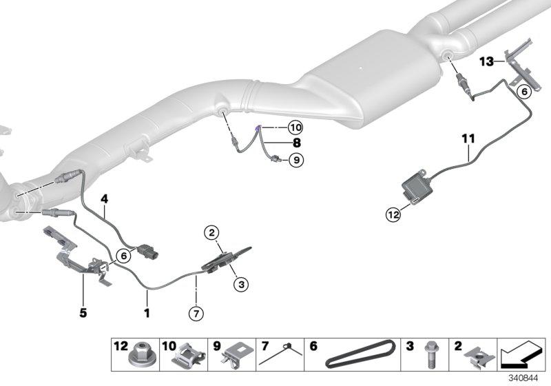 Uitlaatgassensoren  /  sonde NOX  /  SCR