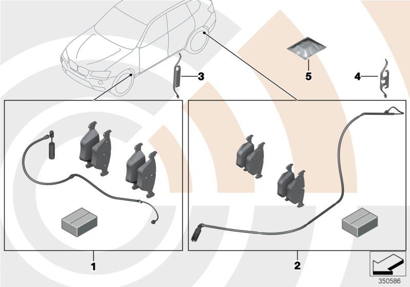 Service Kit remblokken  /  Value Line