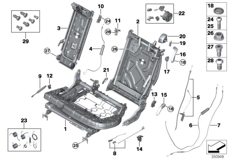 Stoel achter stoelframe comfortstoel