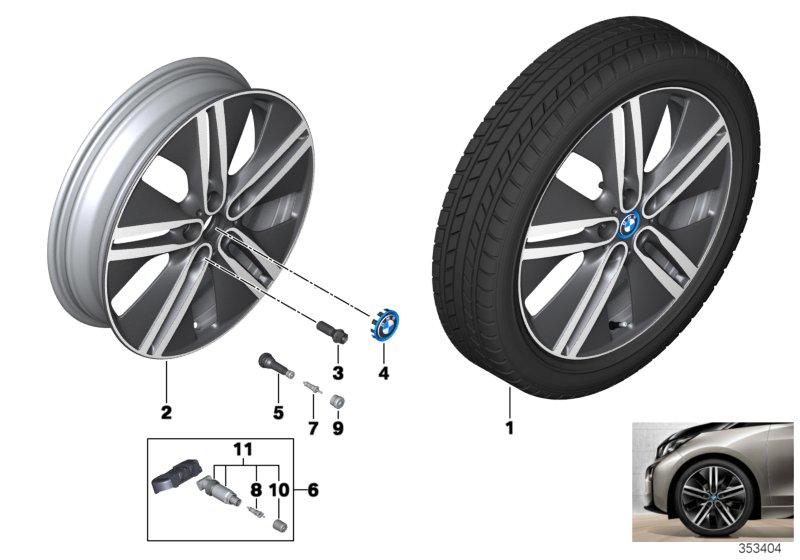 BMW i LM velg dubbelspaak 430 - 20''