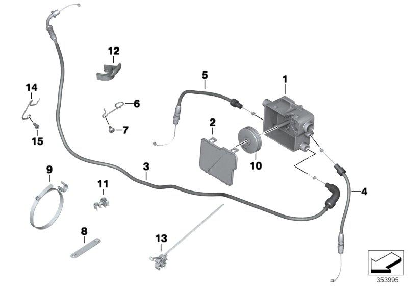 Bowdenkabel / kabelverdeler