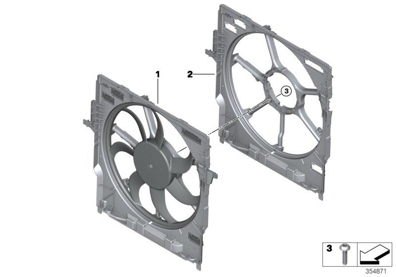 Ventilatoromlijsting, aanbouwdelen