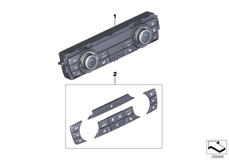 Bediening.  autom.  airconditioning, Basis