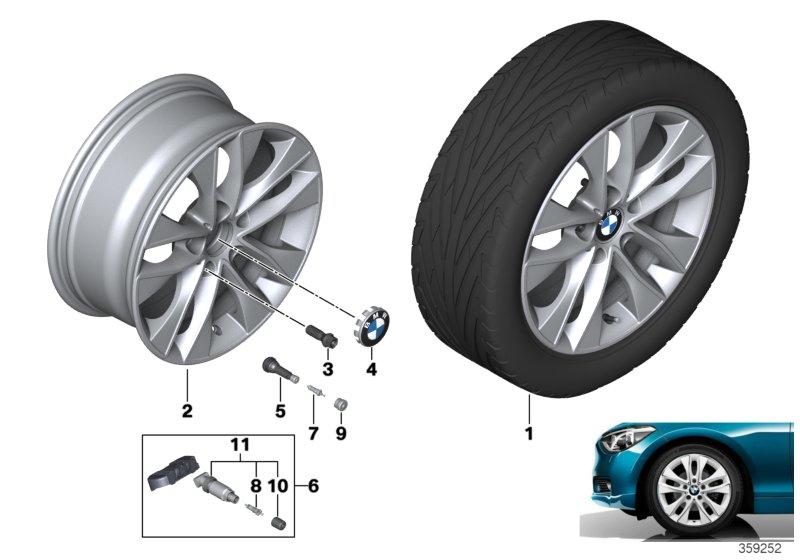 BMW LM velg V-spaak 412