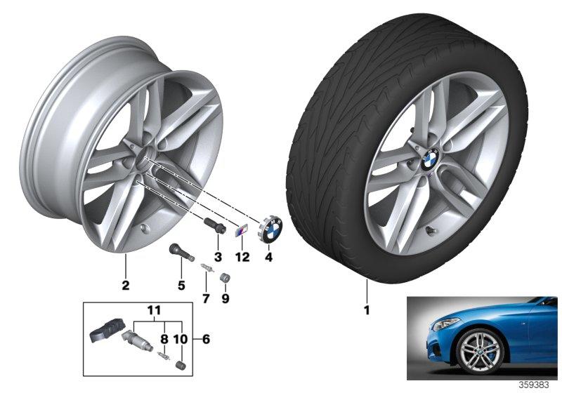 BMW LM-velg M dubbele spaak 461 - 18''