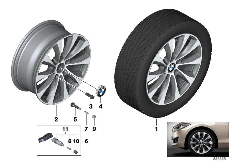 BMW LM-velg V-spaak 387 - 18''