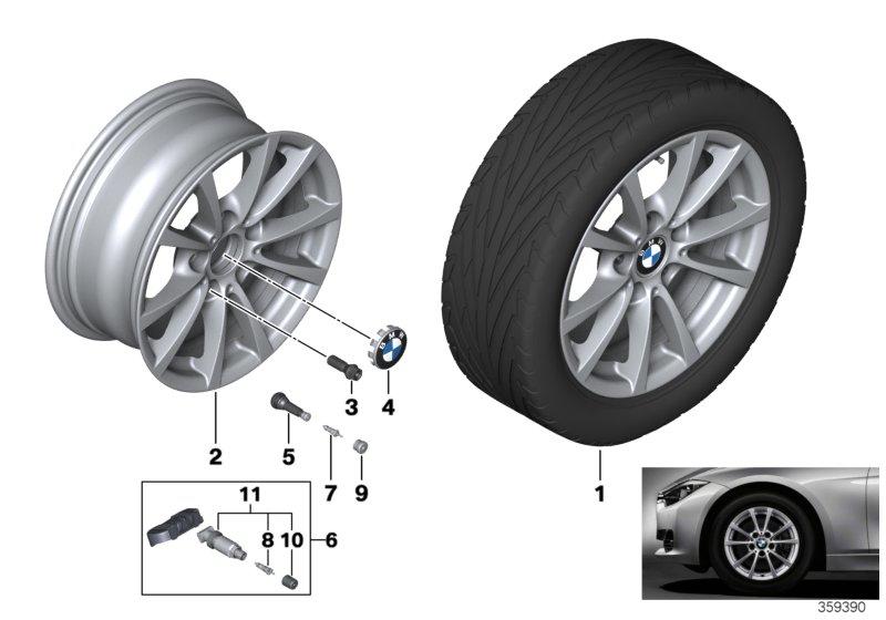 BMW LM velg V-spaak 390 - 16''