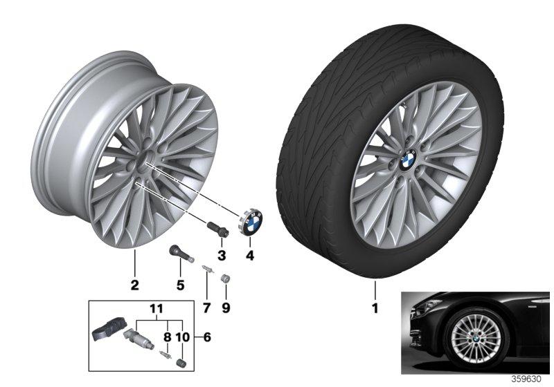 BMW LM-velg veelspaaks 414 - 17''