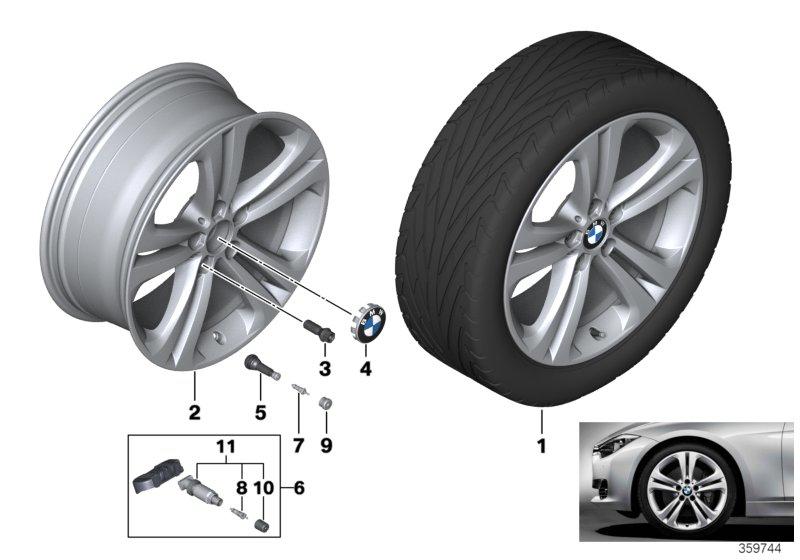 BMW LM velg dubbelspaak 401 - 19''