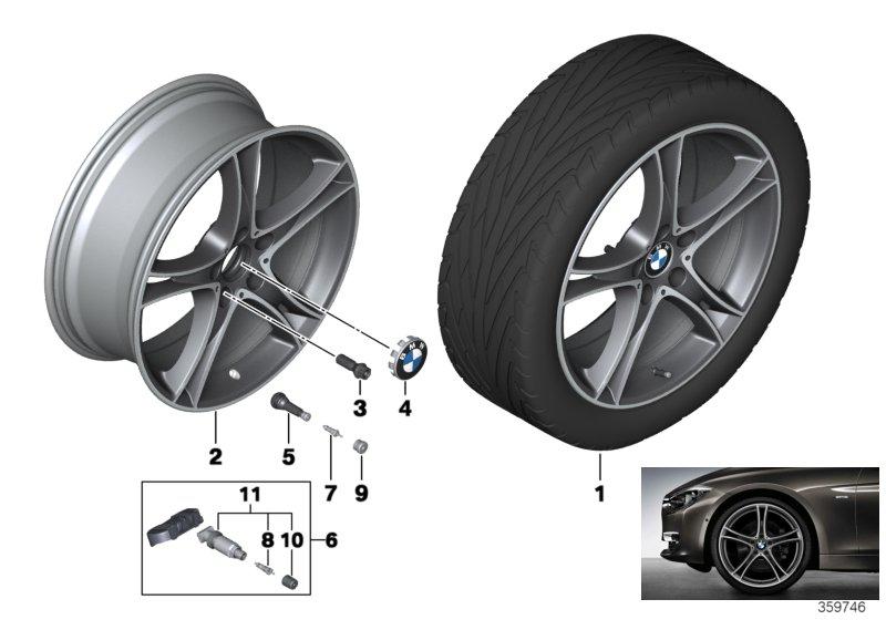 BMW LM velg dubbele spaak 361-20''