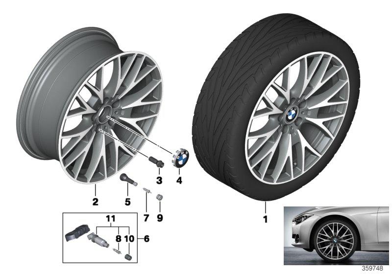 BMW LM velg kruisspaak 404-20''